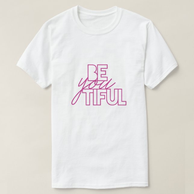 Seja Sua Camiseta Branca Tipotente - Wea Casual Em (Frente do Design)