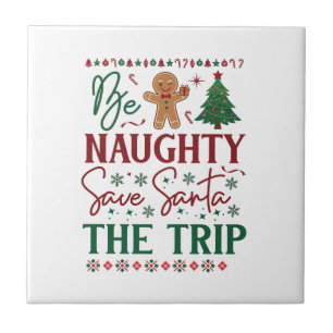 Seja Travesso Salve Viagem de Papai Noel Biscoito 