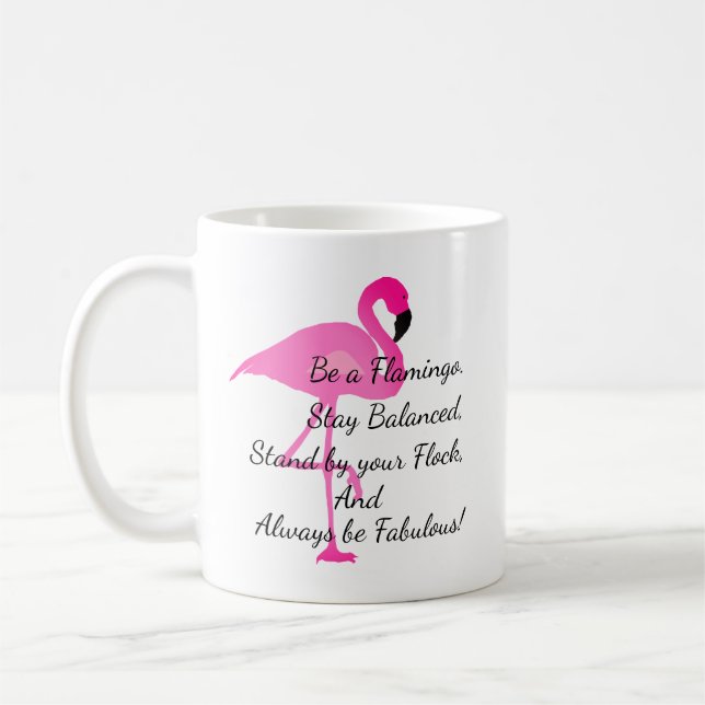 Seja uma caneca do flamingo (Esquerda)
