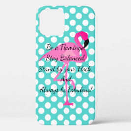 Seja uma capa de telefone do flamingo