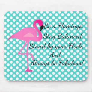 Seja umas bolinhas Mousepad do flamingo