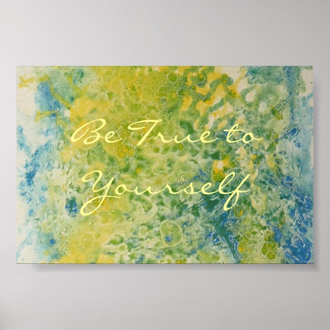 Seja verdadeiro consigo mesmo Poster (Frente)
