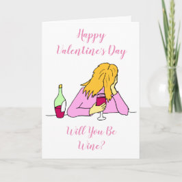 Seja Vinho Cartão do Dia dos Namorados