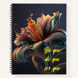 seja você a fazer pelo seu caderno de flores