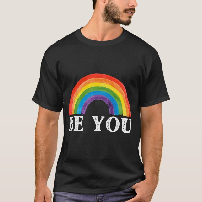 Seja Você Camisa, Camisa LGBT, Camisas Inspiradora (Frente)