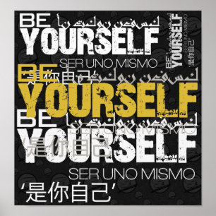 Seja você mesmo poster