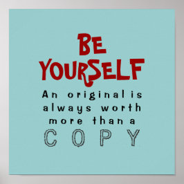 SEJA VOCÊ MESMO - Poster 12x12 #435