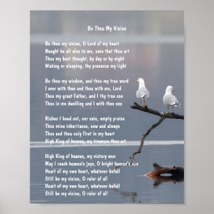 Seja Você Minha Visão, Hymn Art Poster