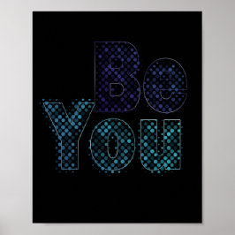 Seja Você – Poster de Citação Inspiradora de Amor 