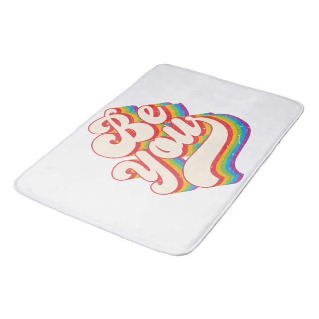 Seja Você! Tapete de Banheiro (Angulado)