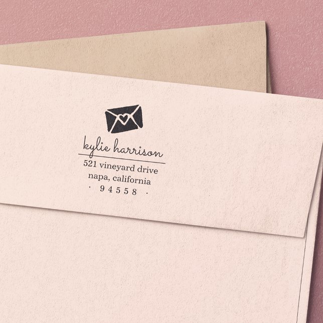 Selado com Carimbo de Endereço de Retorno do Kiss (Criador carregado)