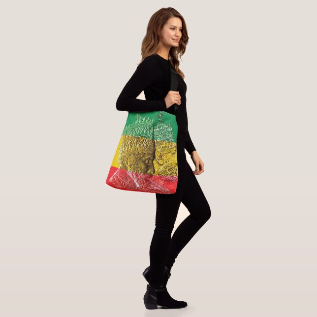 Selassie Menelik Large Cross Body Tote Bag (No(a) Modelo)