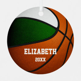 seleção branca verde cores raparigas basquetebol