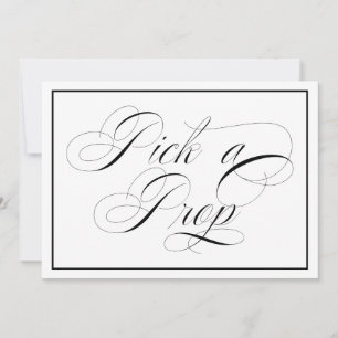 Seleção De Casamento Elegante Um Sinal Prop