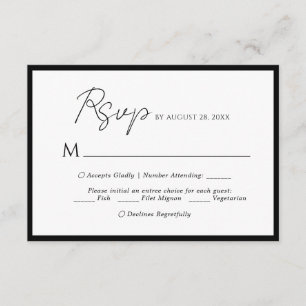 Seleção Mínima Do Menu Script De Casamento Preto R