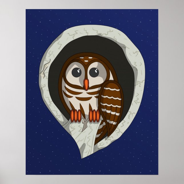 Selene, o Poster da Coruja (Frente)