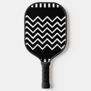 Seletor de Chevron Preto e Branco Moderno