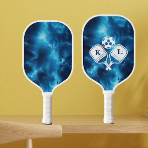 Seletor de Galáxia Azul Personalizado com Iniciais