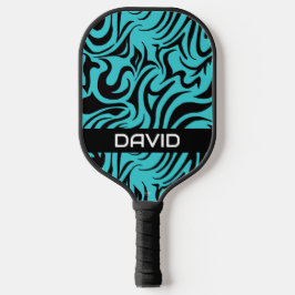 Seletor de Pickleball de Teal e Negra