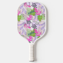 Seletor de Pickleball : Folhas de Abstrato (branco