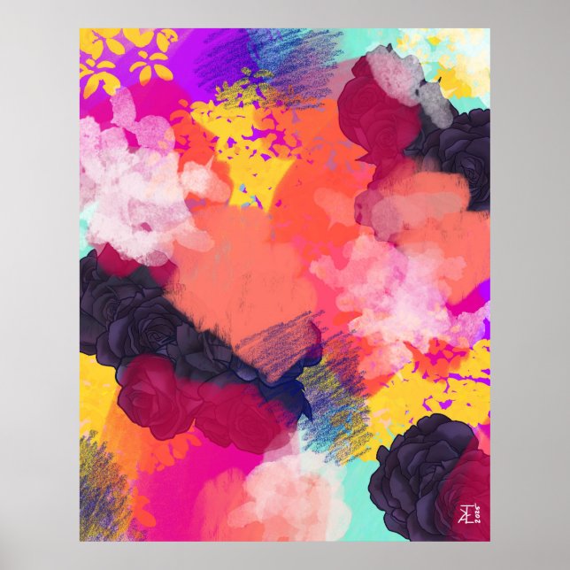 Self Expression Art Print, Poster (Semi-Gloss) (Frente)