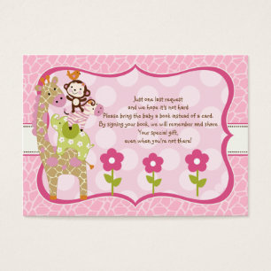 Selgle Jill Girl Stacking Animal Favor Book Tag