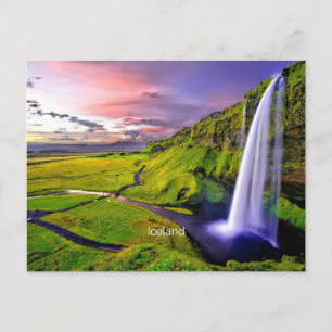 Seljalandfoss, Islândia Cartão Postal