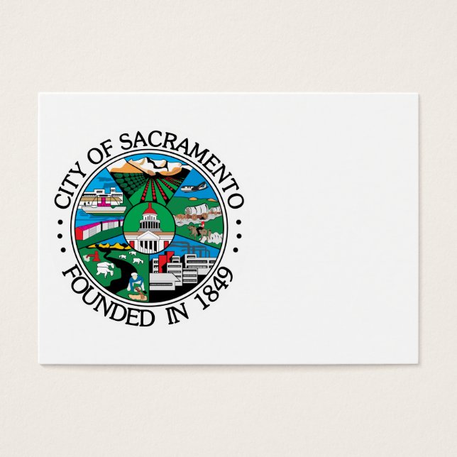Selo da cidade de Sacramento (Frente)