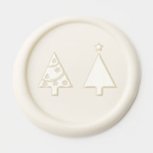 Selo de Cera de Árvore de Natal