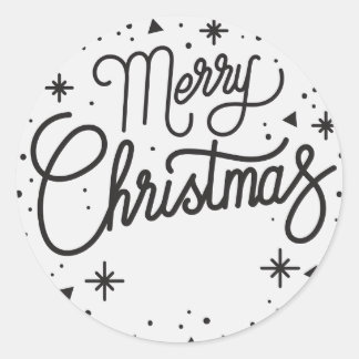 Selo de Envelope Feliz de Natal / Adesivo