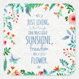 Selo do adesivo de aspas de vida engraçada e inspi