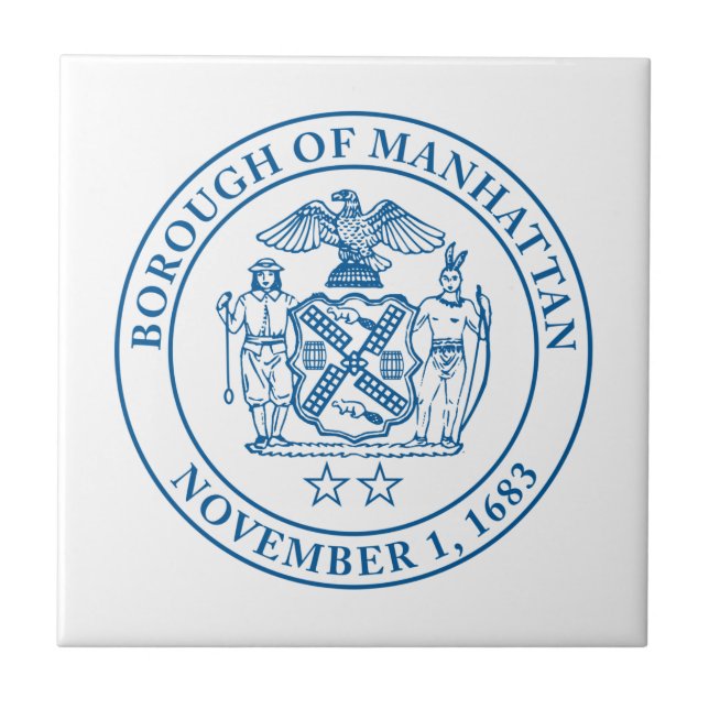 Selo do Borough of Manhattan, NYC (Frente)
