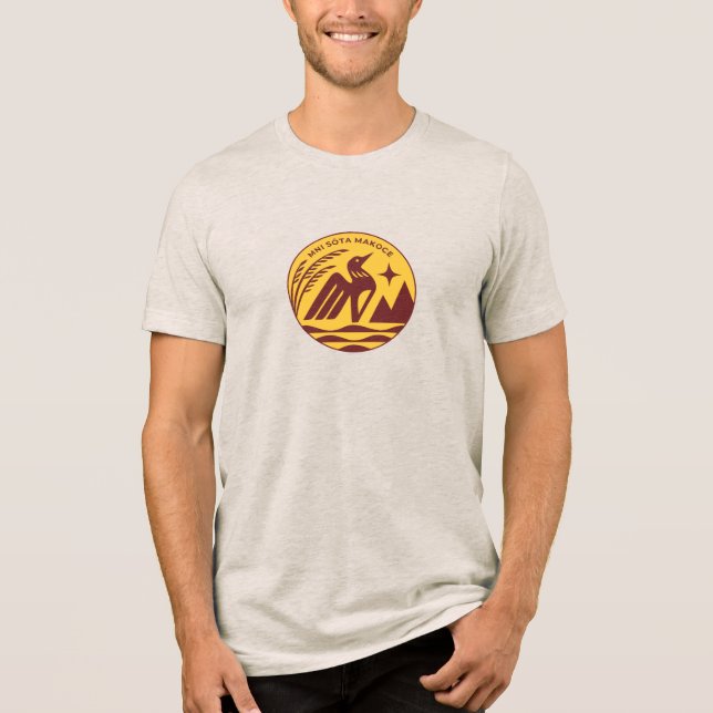 Selo do Estado de Minnesota em cores de gophers (Frente)
