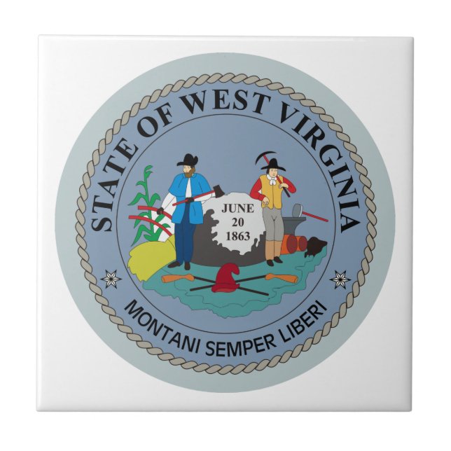 Selo do estado de West Virginia (Frente)