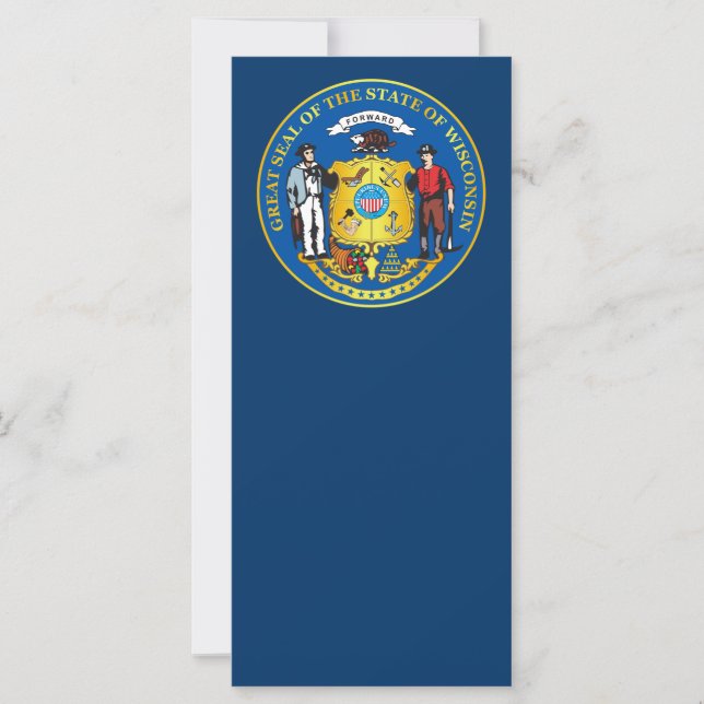selo do Estado de Wisconsin (Frente)