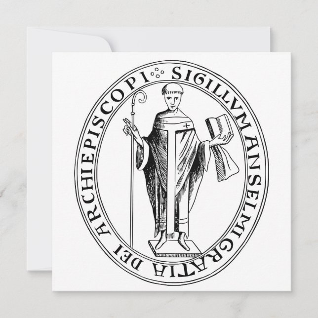 Selo do Santo Anselm de Canterbury (Frente)