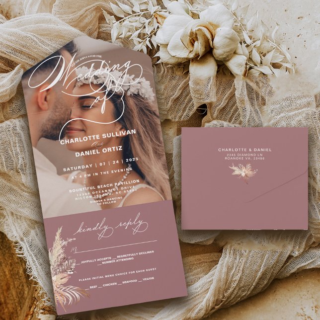 Selo Elegante e Enviar Boho | O Casamento De |     (Criador carregado)