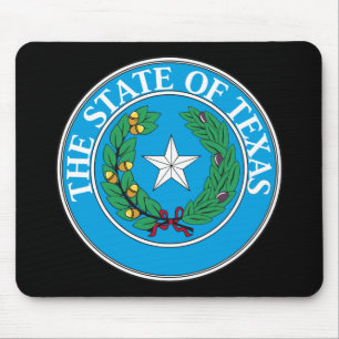 Selo Mousepad do estado de Texas