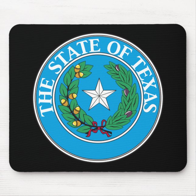 Selo Mousepad do estado de Texas (Frente)