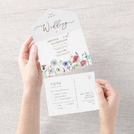 Selos de casamento de jardim boho de flores silves