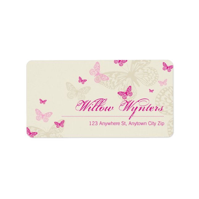 SELOS DE ETIQUETA GRANDES: borboletas 4 (Frente)