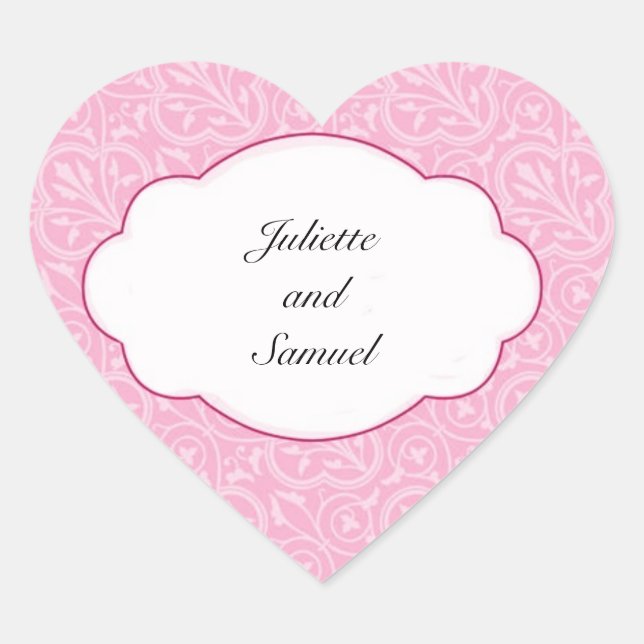 Selos e adesivos de envelopes cardíacos (Frente)