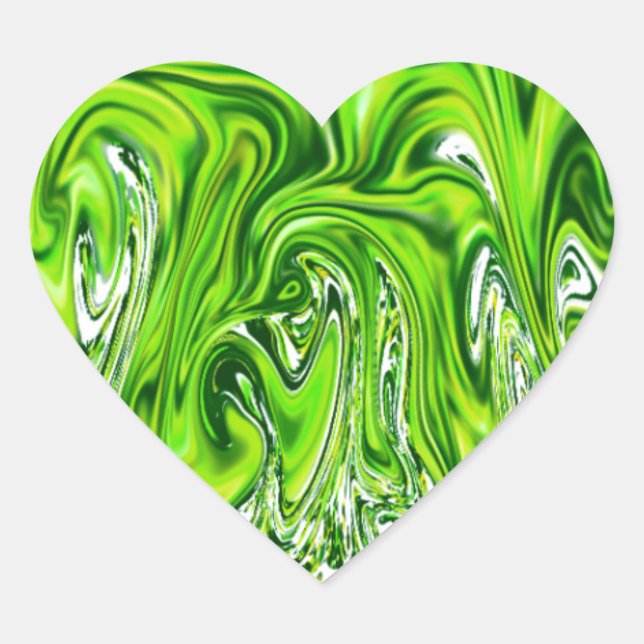 Selos ou adesivos de envelopes verde Satin & Glitz (Frente)