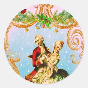 Selos ou etiquetas de Natal Danse de Noel Envelope