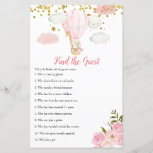 Selva de Balões de Ar Quente Rosa Encontre o Jogo 