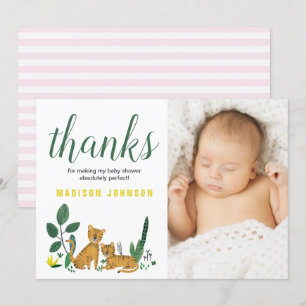 Selva de Tigre   Obrigado   Cartão de Foto de Chá 