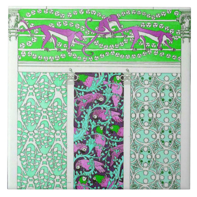 Selva do papagaio e do macaco (Frente)