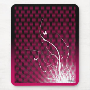 Selva Mousepad de Basketweave (magenta)