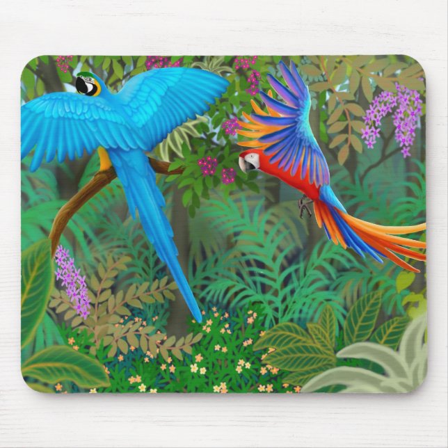 Selva Mousepad do Macaw (Frente)