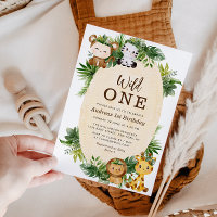 SELVAGEM | Convite para o aniversário da selva flo